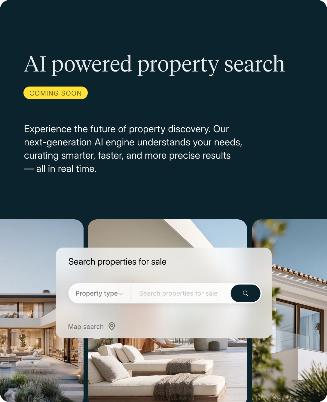 AI powered property search - Experience the future of property discovery.
