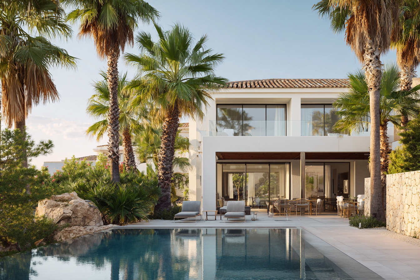 Luxury property with pool